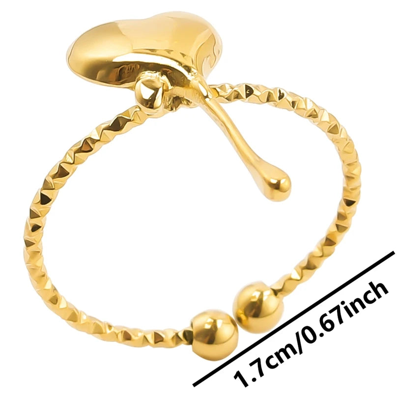 5 قطع من الخواتم الرقيقة المصنوعة من الفولاذ المقاوم للصدأ، إكسسوارات مجوهرات نسائية، خواتم مفاصل الأصابع، هدية مجوهرات عصرية للفتيات، لا يتغير لونها أبدًا