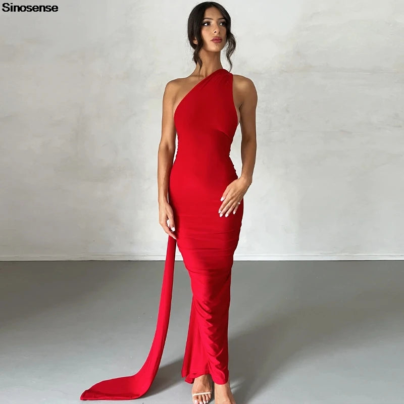 Womens Elegant Evening Party Cocktail Long Dress Sexy Backless Open Back Ruched Slim Bodycon Formal Wedding Guest Maxi Dress