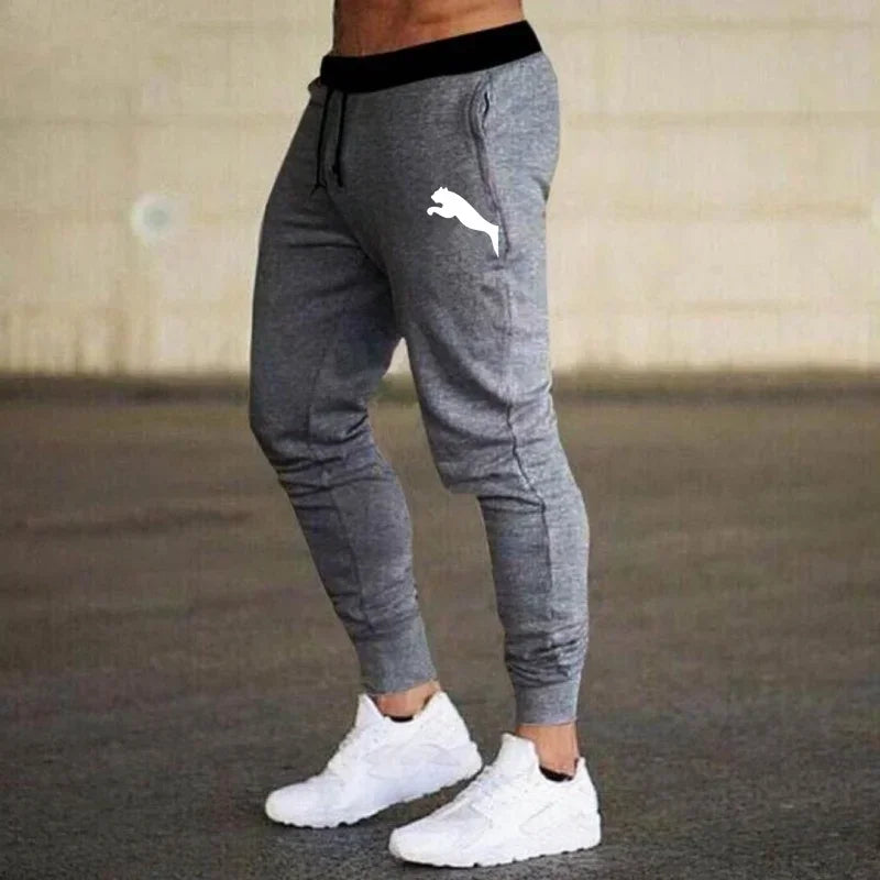 2024 Spring summer men's casual pants fitness jogging pants Harajuku street pants slim pants sports casual breathable thin pants
