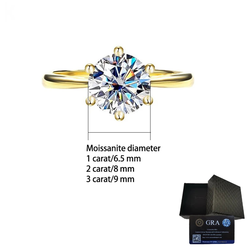 خاتم مويسانيتي فضي s925، تصميم عصري وبسيط، مناسب للارتداء اليومي وحفلات الزفاف والمآدب وهدايا العطلات