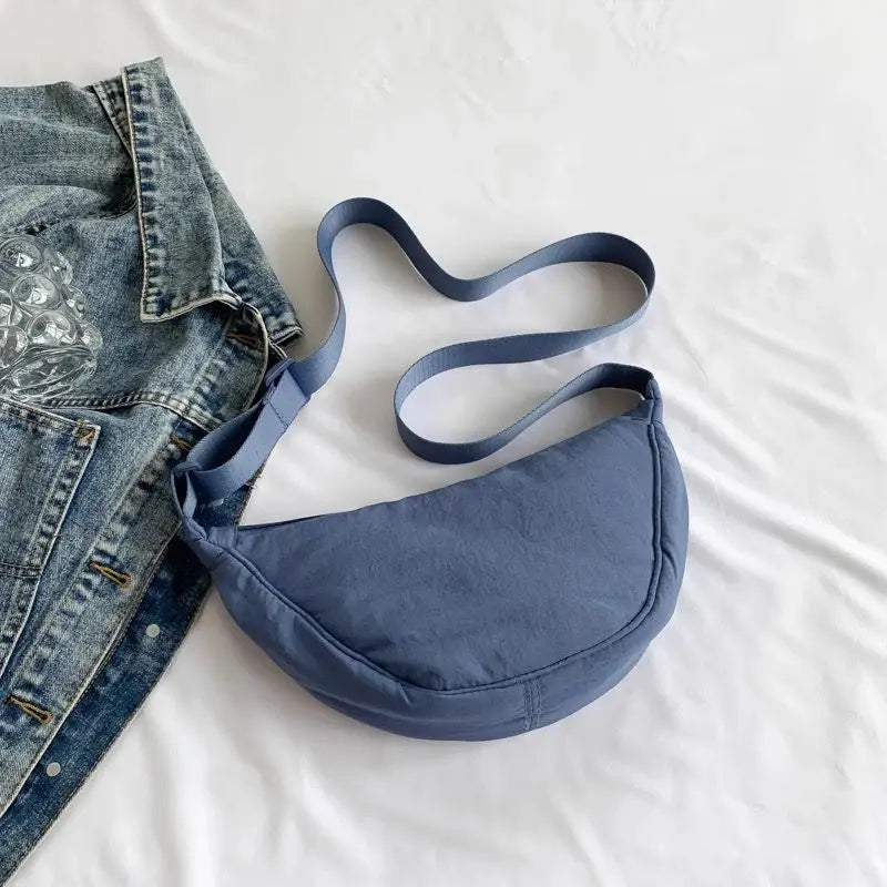 حقائب إبط نسائية من القماش السميك المقاوم للماء، حقيبة زلابية متعددة الاستخدامات للنساء للاستخدام اليومي، حقيبة كتف واحدة متقاطعة