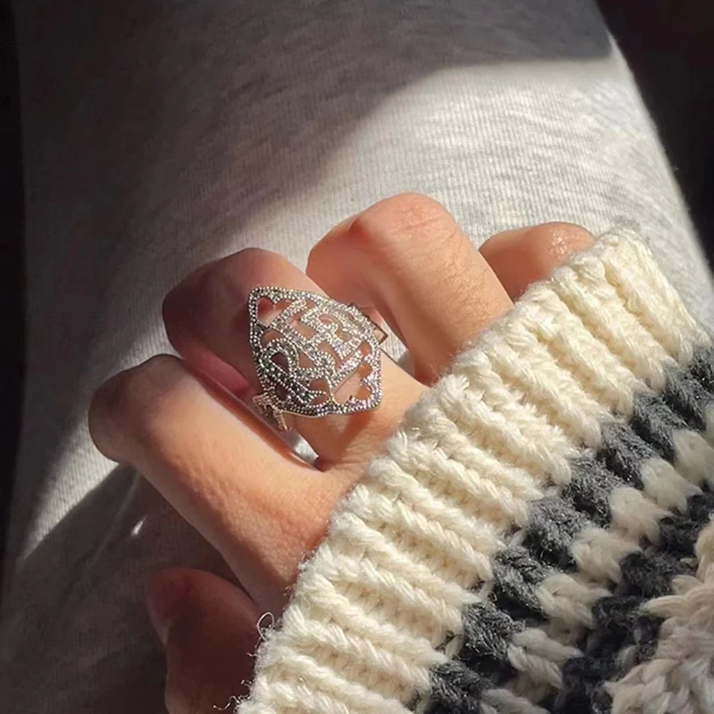 مجوهرات رائجة خاتم أحمر من الفضة الإسترلينية عيار 925 للرجال والنساء، مجوهرات حفلات عصرية من تايلور جوليري